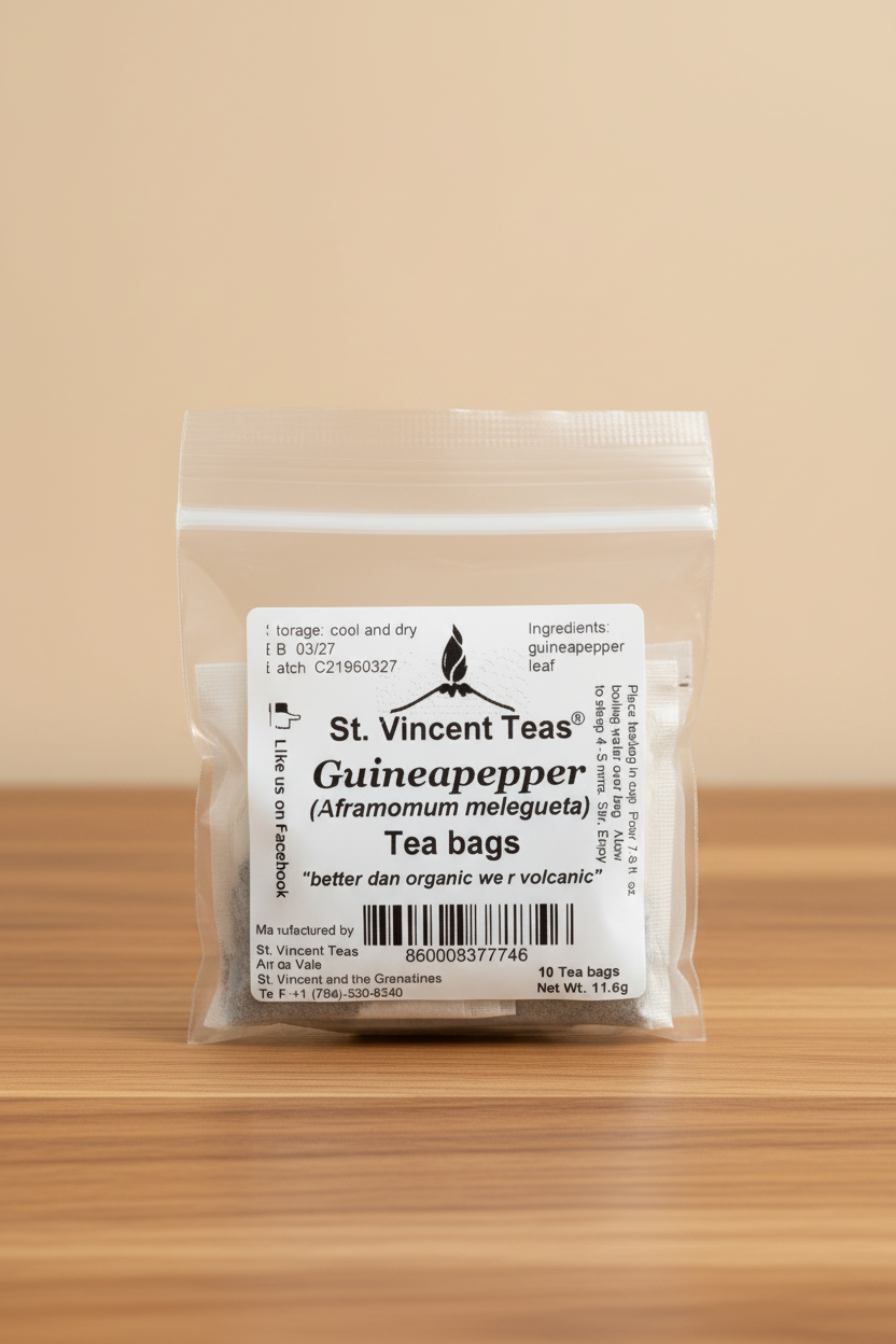 St. Vincent Teas Guineapepper Tea Bags