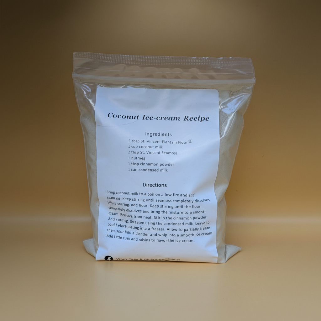 Yurumein Foods Plantain Flour 1lb - Gluten-Free - Back