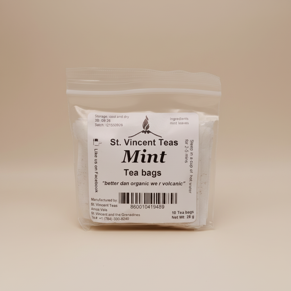 St. Vincent Teas - Mint Tea Bags 10pk