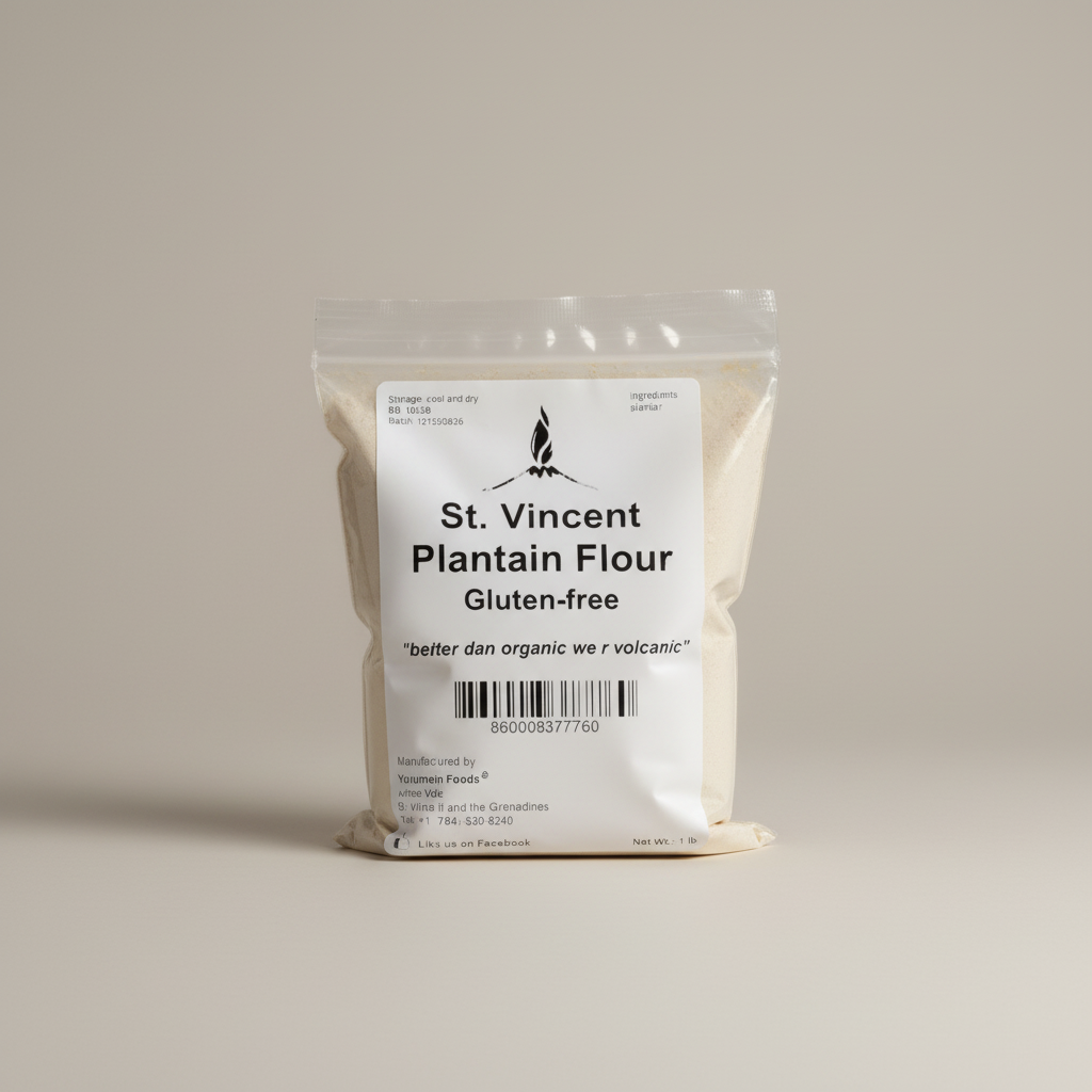 Yurumein Foods Plantain Flour 1lb - Gluten-Free